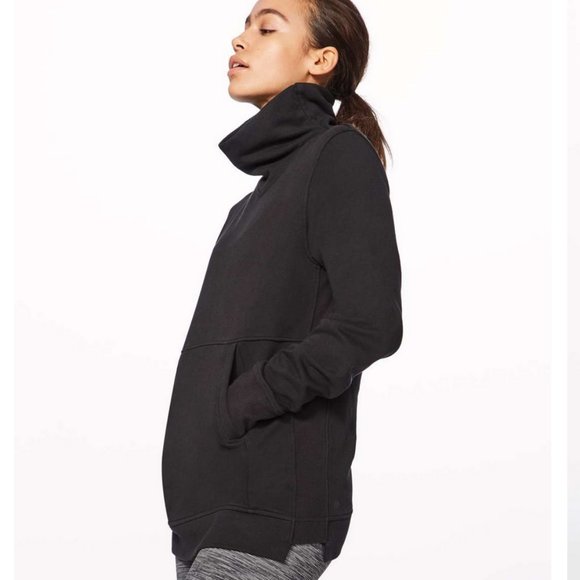 lululemon athletica Tops | Lululemon Funnel Neck Pullover Sweatshirt 4 | Poshmark